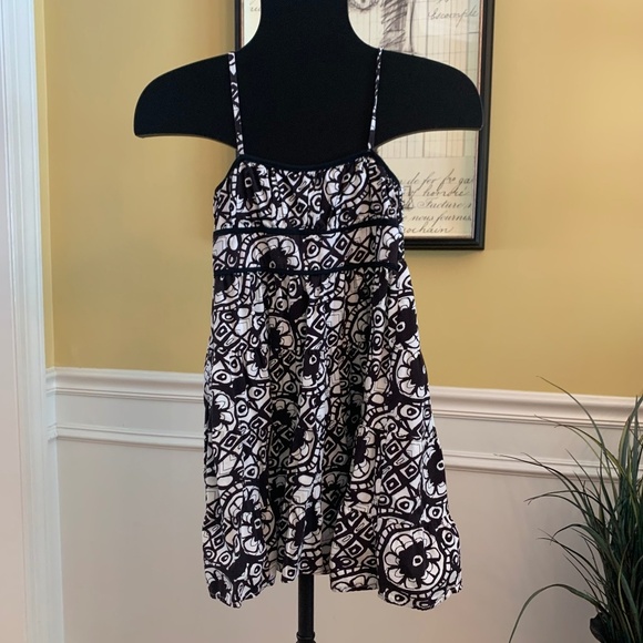 Girls Hype Sundress Black & White - Picture 1 of 4